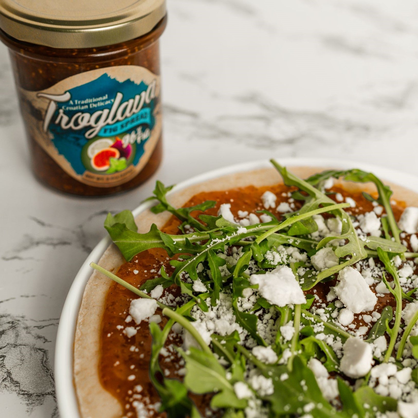 Croatian Fig Jam/Spread Combo | 96% Fig | Troglava | Pack of 2