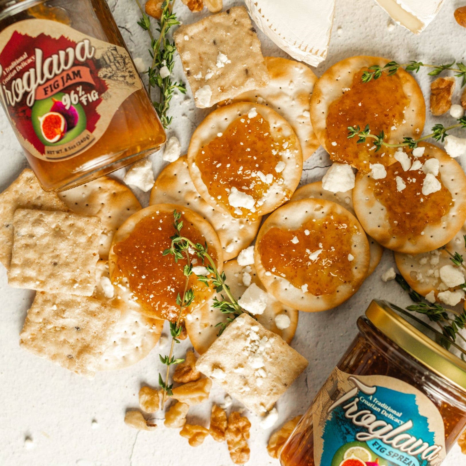 Croatian Fig Jam/Spread Combo | 96% Fig | Troglava | Pack of 2